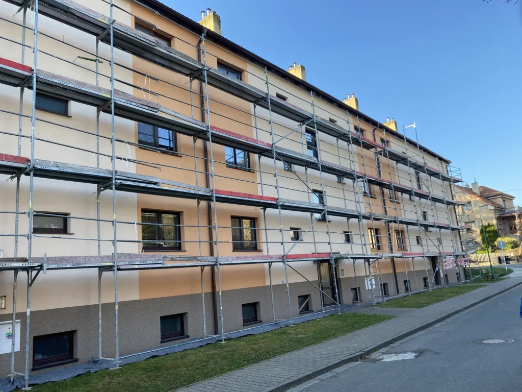 Chvaletice, ČSA 105 – 108 (průběh realizace - 01)